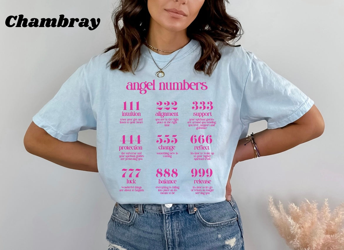 Angel Numbers Tees