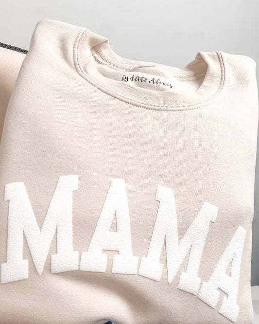 MAMA embossed Pullover