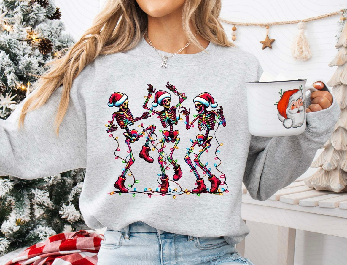 Christmas Dancing Skeletons