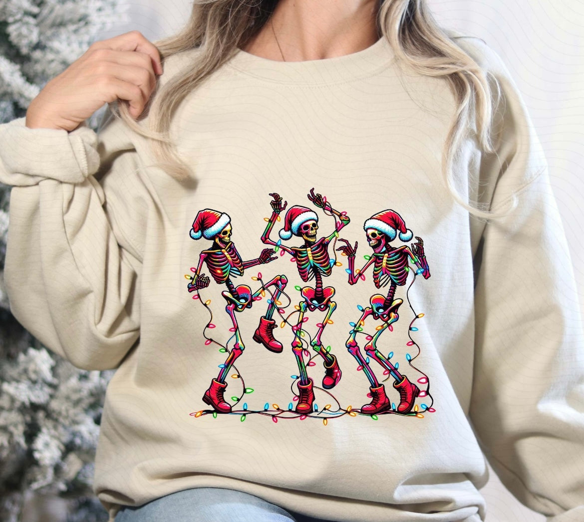 Christmas Dancing Skeletons