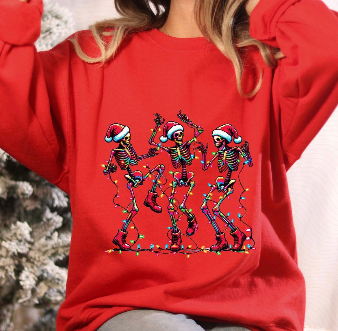 Christmas Dancing Skeletons